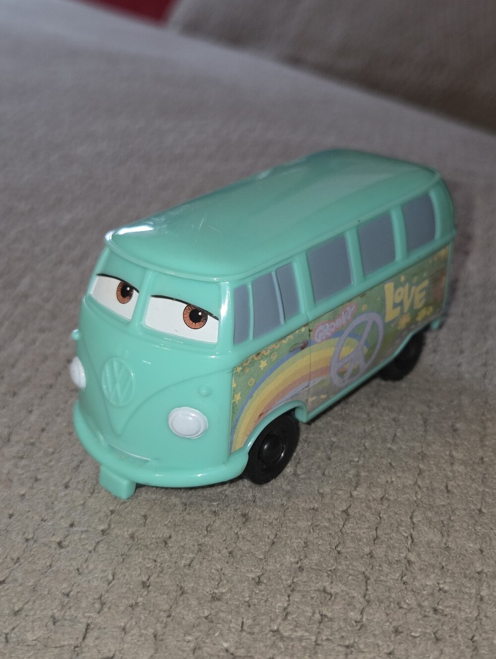 2006 Disney Pixar CARS FILLMORE '60 VW McDonald's Happy Meal Toy DISNEY PIXAR